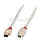 Lindy 30765 Premium FireWire 800 Kabel 9-6 Bilingual Premium 1m transparent