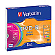 Verbatim 43557 DVD-R 4.7GB 16x Geschwindigkeit 5er Colour Slimcase