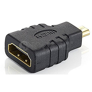 Equip 118915 Adapter microHDMI Typ-D Stecker -> HDMI Typ-A Buchse schwarz