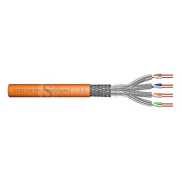 Digitus DK-1743-VH-025 CAT7 S/FTP Installationskabel 1200MHz 25m orange