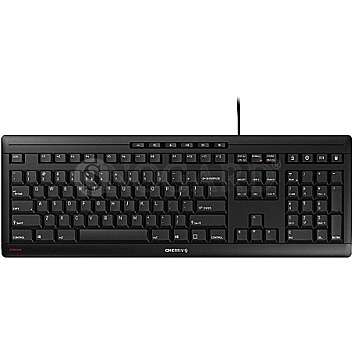 Cherry JK-8500EU-2 Stream Keyboard 2019 EU-QWERTY Layout USB schwarz