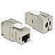 DeLOCK 86488 Keystone Modul RJ45 Buchse via Verlegekabel CAT8 geschirmt