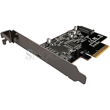 LC-Power PCIe 3.0 x4 Card USB 3.2 Gen 2x2 Adapter Karte