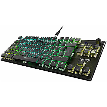 Roccat ROC-12-Vulcan Pro TKL Titan Switch Optical Linear Gaming Keyboard schwarz