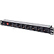 Intellinet 713986 19" Rackmount Aluminium Steckdosenleiste 8-fach 1HE