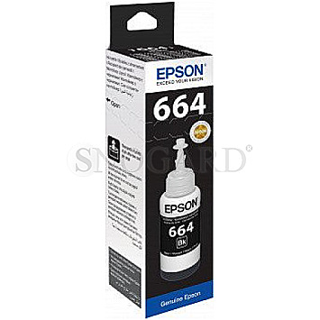 Epson 664 Tintenflasche Schwarz 70ml