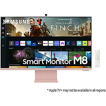 81.3cm (32") Samsung Smart Monitor M8 M80B Sunset Pink VA HDR 4K UHD WLAN BT FB