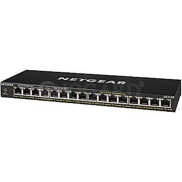 Netgear GS316P Desktop Gigabit Switch 16-Port 115W PoE+