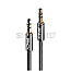 Lindy 35323 Cromo Line 3.5mm Audiokabel gerade 3m anthrazit