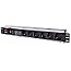 Intellinet 713962 19" Rackmount Alu Steckdosenleiste 1.5HE 6-fach