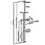 Techly ICA-TR32 Deckenhalterung 37-70" VESA schwenkbar Curved geeignet