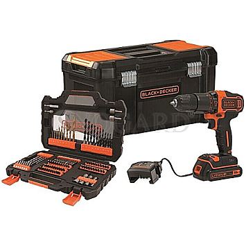 Black & Decker BDCHD18S1KA Akku-Schlagbohrschrauber Koffer + Akku 1.5Ah