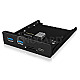 ICY BOX IB-HUB1417-i3 3.5" Frontpanel microSD/SD Cardreader USB 3.0 schwarz