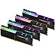 128GB G.Skill F4-4000C18Q-128GTZR Trident Z RGB 4x 32GB DDR4-4000 Kit