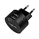 LogiLink PA0218 USB Wall Charger 2 Port 2x USB-A 10.5W schwarz