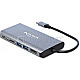 DeLOCK 87683 USB-C Dockingstation 4K HDMI/DP/USB3.0/SD/GLAN/PD 3.0