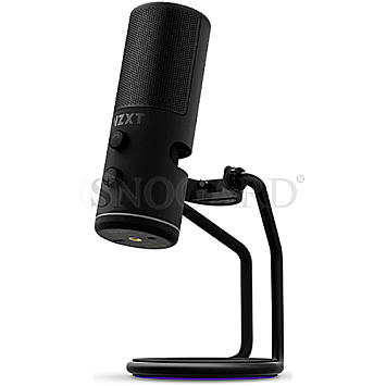 NZXT Capsule Cardioid Tisch- / Streaming Mikrofon USB-C schwarz