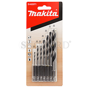 Makita D-62371 Holzbohrer Set 7 Teile 1/4