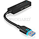 ICY BOX IB-AC603L-U3 2.5" S-ATA bis 7mm / USB 3.0 Adapter schwarz