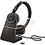 Jabra 7599-842-199 Evolve 75 SE MS Duo inkl. Ladestation schwarz