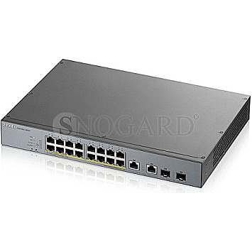 ZyXEL GS1350-18HP Desktop Gigabit Smart Switch 16-Port PoE 250W