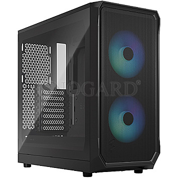 Fractal Design FD-C-FOC2A-03 Focus 2 RGB Black TG Clear Tint Edition