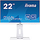 54.6cm (21.5") Iiyama ProLite XUB2294HSU-W1 VA Full-HD Pivot white