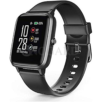 Hama 5910 Smartwatch Fit Watch schwarz/grau