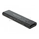 DeLOCK 42635 USB-C M.2 External Enclosure USB-C 3.1 Combo Case schwarz