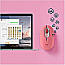 Logitech POP Wireless Mouse Logi Bolt USB/Bluetooth Heartbreaker Rose