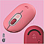 Logitech POP Wireless Mouse Logi Bolt USB/Bluetooth Heartbreaker Rose