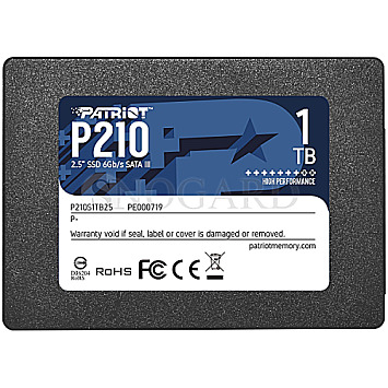 1TB Patriot P210S1TB25 P210 2.5" SATA SSD AHCI