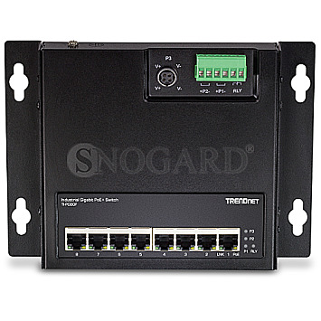 Trendnet TI-PG80F Wallmount Gigabit Switch 8 Port 200W PoE+