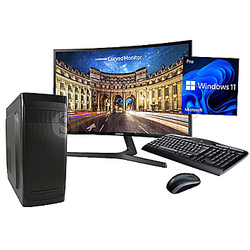 OfficeLine R5-4500-SSD W11 Pro Home Office Bundle inkl.Monitor, Maus & Tastatur