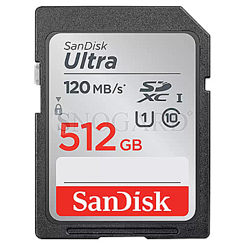 512GB SanDisk Ultra R120 SDXC UHS-I U1 Class 10