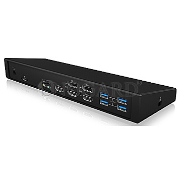 ICY BOX IB-DK2244AC Docking Station USB-C schwarz