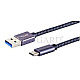 Brackton U-35-01.5D USB 3.2 Kabel Stecker A auf Stecker C Gen.2 10Gbps 1.5m