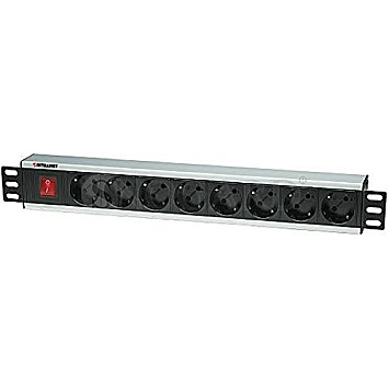 Intellinet 207157 19" 1.5U Rackmount Aluminium Steckdosenleiste 8-fach 1.5HE