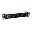 Equip 333311 10" PDU Rack Steckdosenleiste 4-fach schwarz/silber