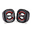 Equip 245331 Mini USB 2.0 Speaker schwarz/rot