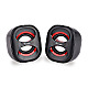 Equip 245331 Mini USB 2.0 Speaker schwarz/rot