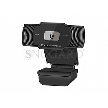 Conceptronic AMDIS04B Amdis 1080P Full HD Webcam schwarz