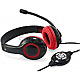 Conceptronic CCHATSTARU2R USB Headset rot/schwarz