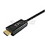 Equip 119390 DisplayPort Stecker auf HDMI Stecker Adapter 2m schwarz