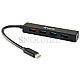 Equip 128954 4-Port USB-Hub USB 3.1 Typ-C / 4x USB 3.0 Typ-A Buchse schwarz