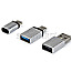 Equip 133475 OTG-Adapter USB-C 3er USB/C -> MicroUSB/USB-A, Micro USB -> USB-C