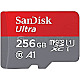 256GB SanDisk SDSQUAC-256G-GN6MA Ultra R150 microSDXC UHS-I U1 A1 Class 10 Kit