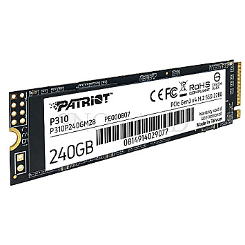 240GB Patriot P310P240GM28 P310 M.2 2280 PCIe 3.0 x4SSD
