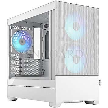 Fractal Design FD-C-POR1M-01 Pop Mini Air RGB White TG Clear Tint Edition