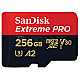 256GB SanDisk Extreme PRO R200/W140 microSDXC UHS-I U3 A2 Class 10 V30 Kit